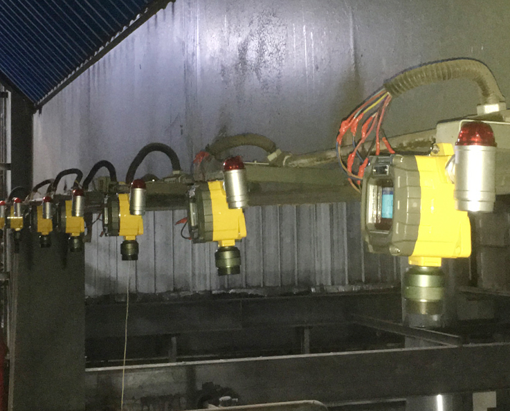 防爆可燃氣體探測器安裝實景圖 防爆可燃氣體探測器安裝實景圖